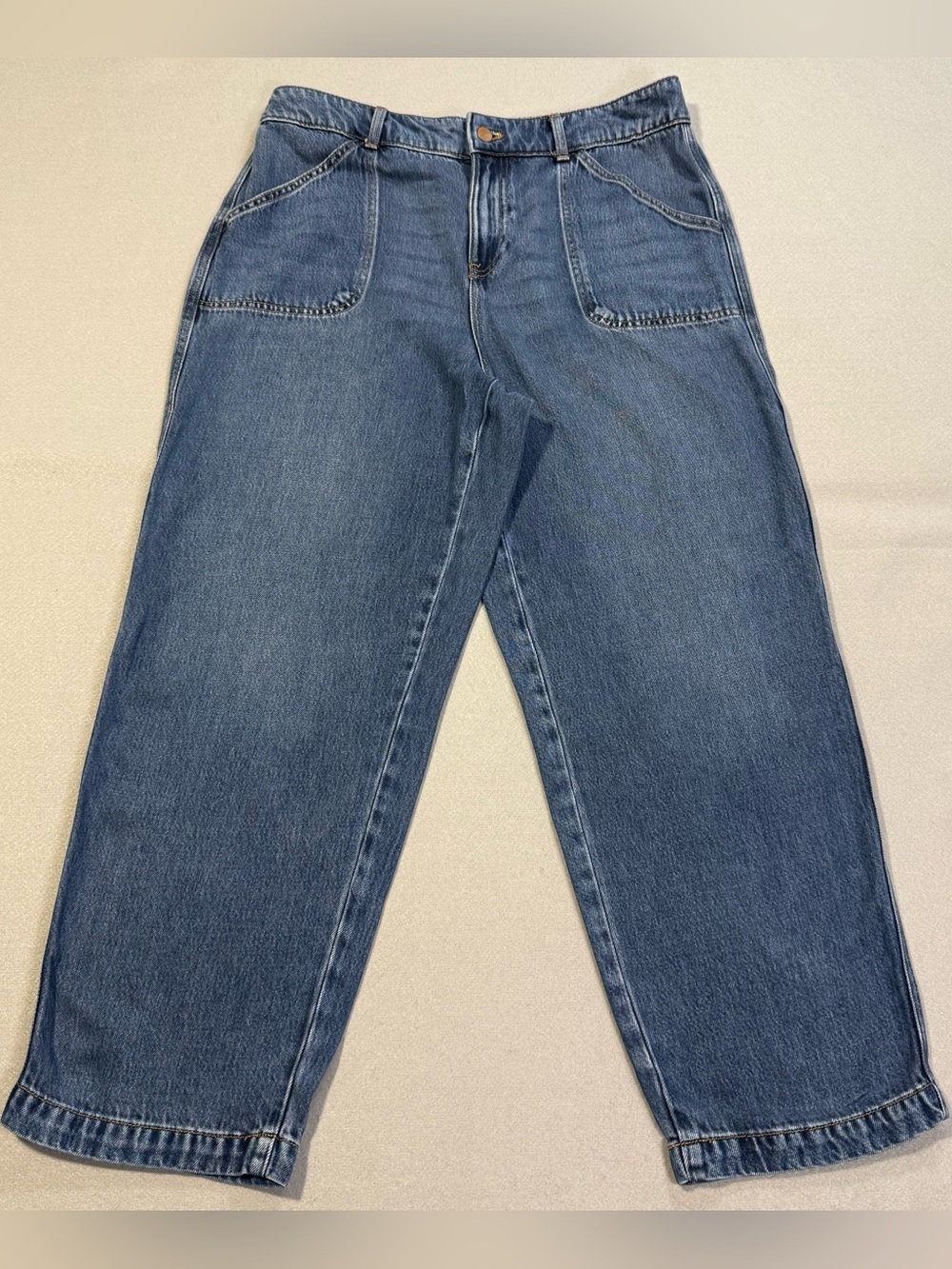 Talbots Summerweight Straight Leg Ankle Jeans Women’s Size 10 Tencel Lyocell
